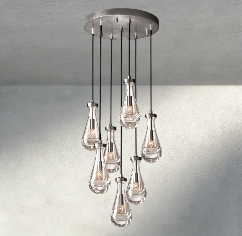 Rain Round Chandelier 18", 36", 47", 60"-Manorlights