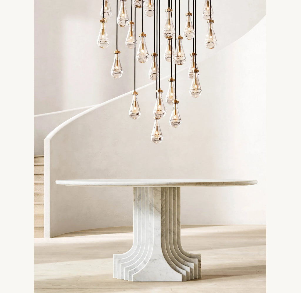 Rain Round Chandelier 18", 36", 47", 60"-Manorlights