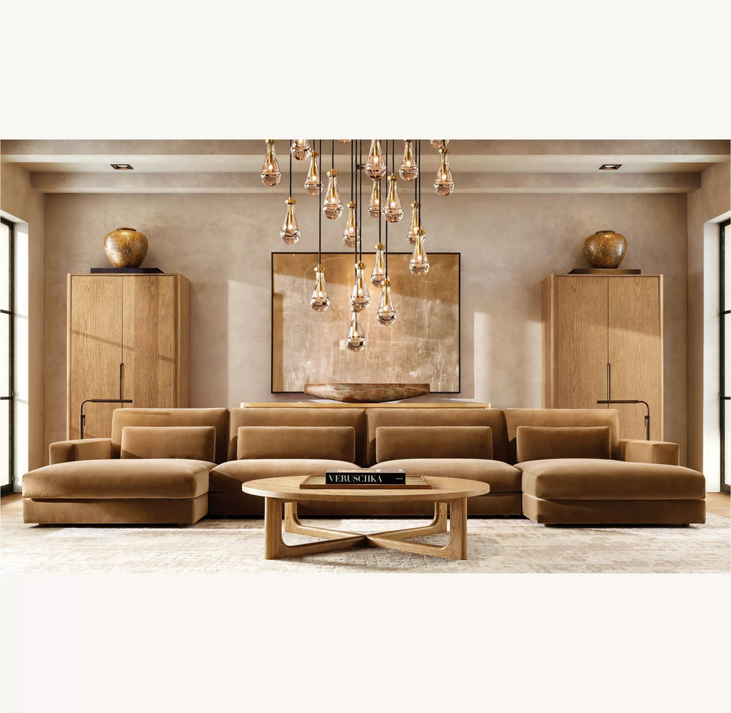 Rain Round Chandelier 18", 36", 47", 60"-Manorlights
