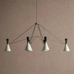 Ramsey 6-Light Linear Chandelier - Manorlights