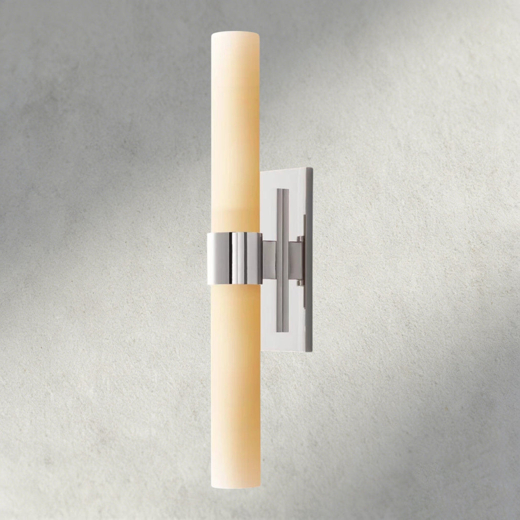 Ravelle Milk Glass Linear Sconce-Manorlights