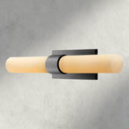 Ravelle Milk Glass Linear Sconce-Manorlights