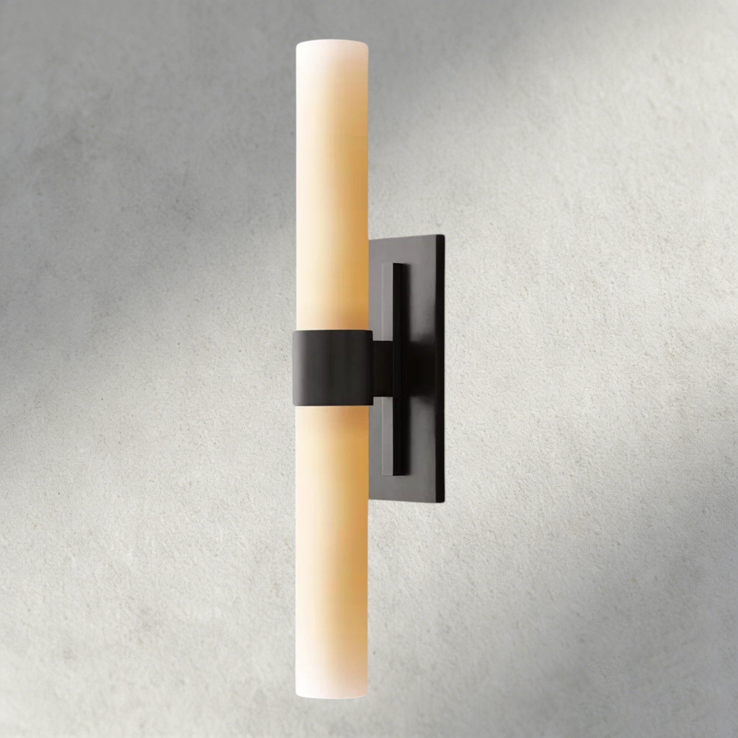 Ravelle Milk Glass Linear Sconce-Manorlights
