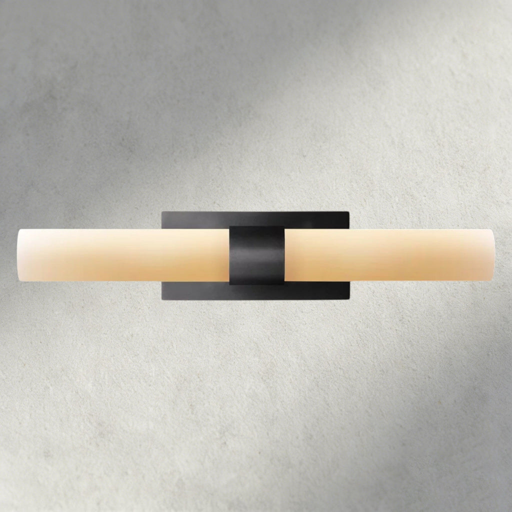 Ravelle Milk Glass Linear Sconce-Manorlights