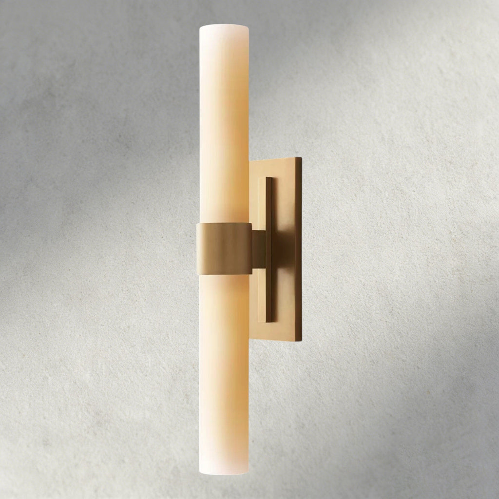 Ravelle Milk Glass Linear Sconce-Manorlights
