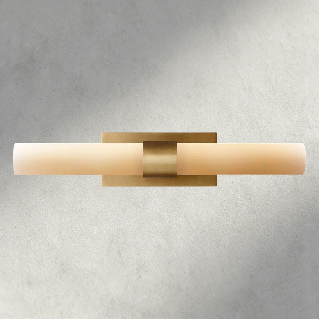 Ravelle Milk Glass Linear Sconce-Manorlights