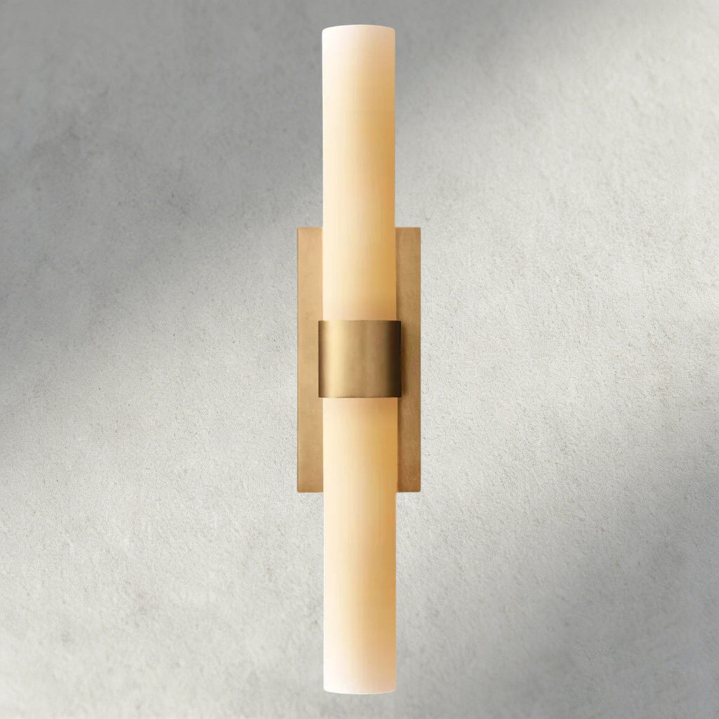 Ravelle Milk Glass Linear Sconce-Manorlights