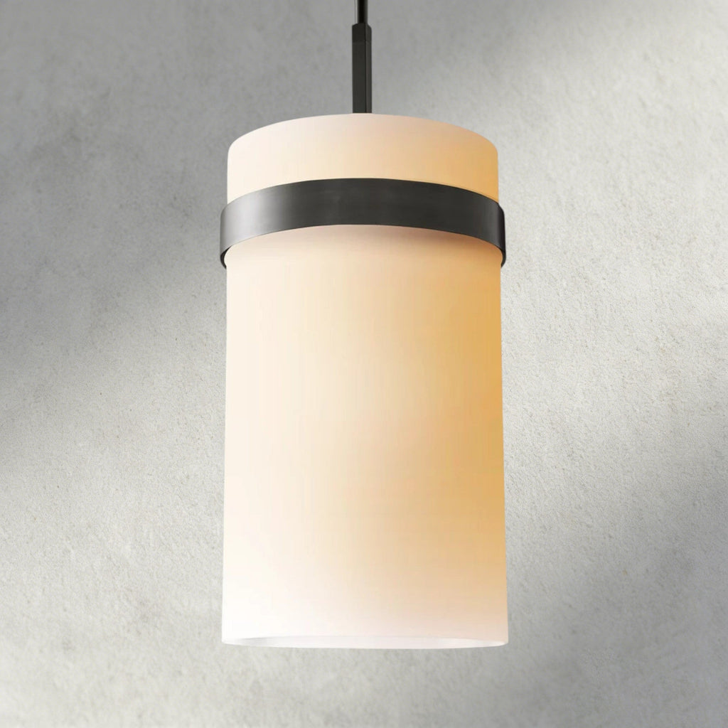 Ravelle Milk Glass Pendant 5", 8", 10", 12"-Pendant Lamp-Manorlights