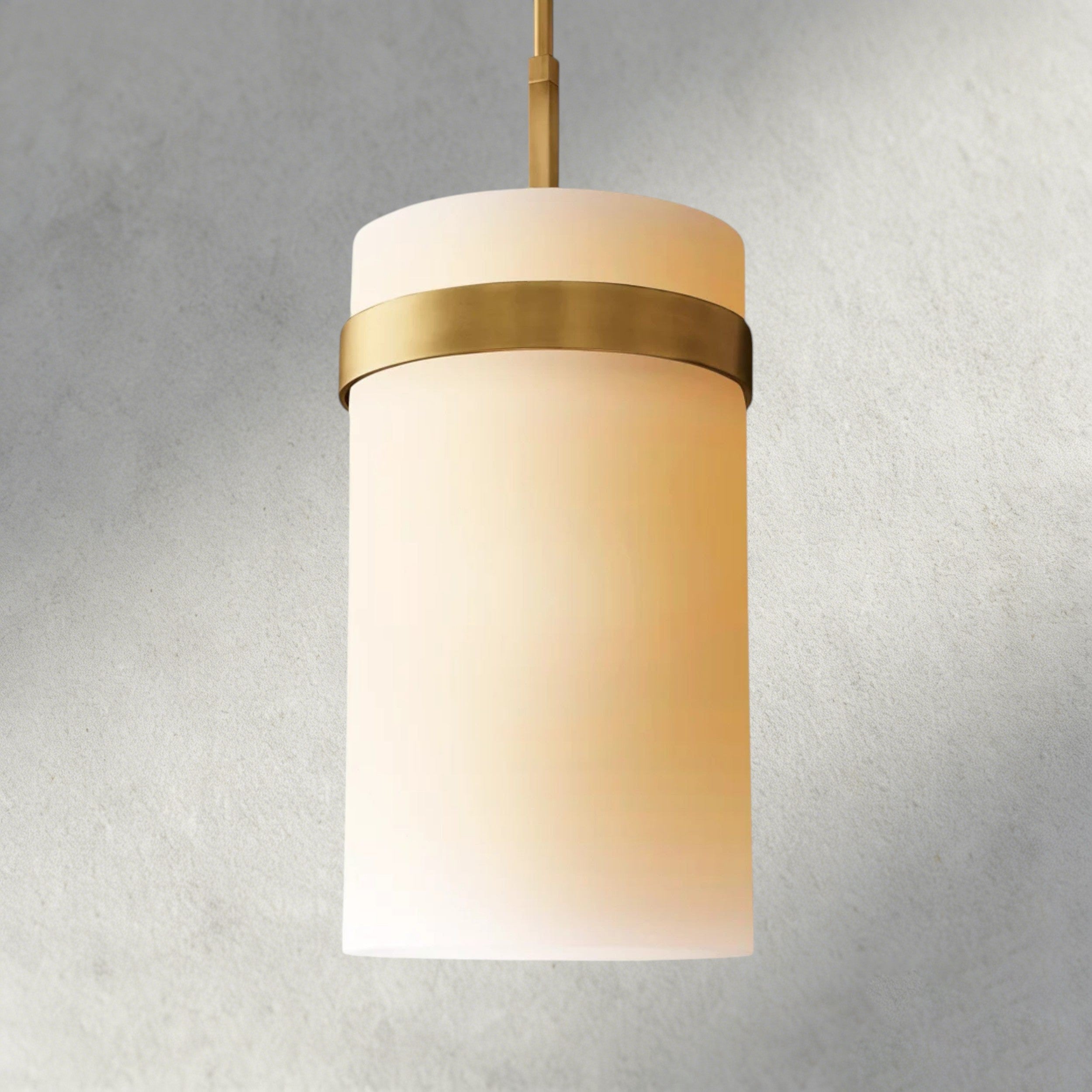 Ravelle Milk Glass Pendant 5", 8", 10", 12"-Pendant Lamp-Manorlights