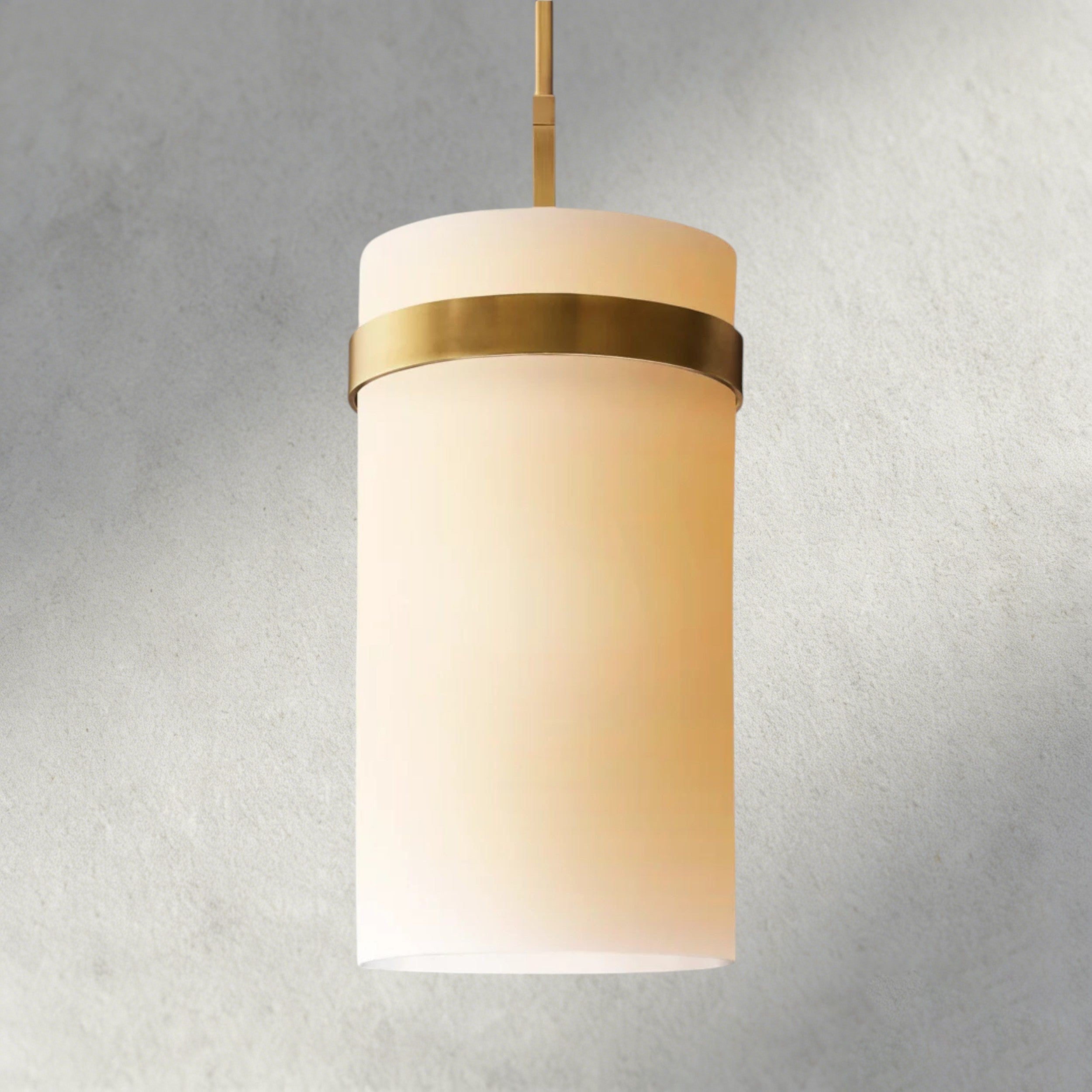 Ravelle Milk Glass Pendant 5", 8", 10", 12"-Pendant Lamp-Manorlights