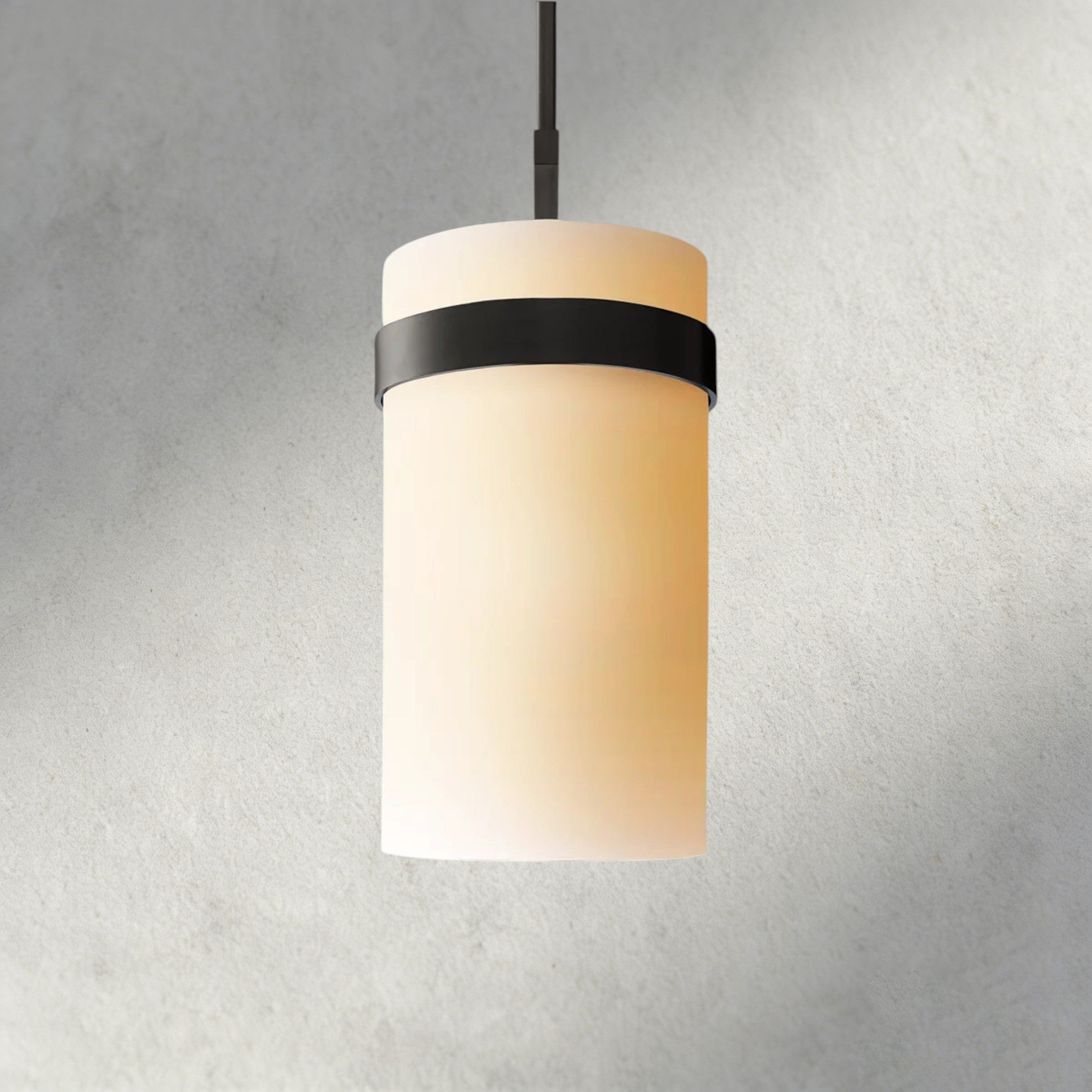 Ravelle Milk Glass Pendant 5", 8", 10", 12"-Pendant Lamp-Manorlights