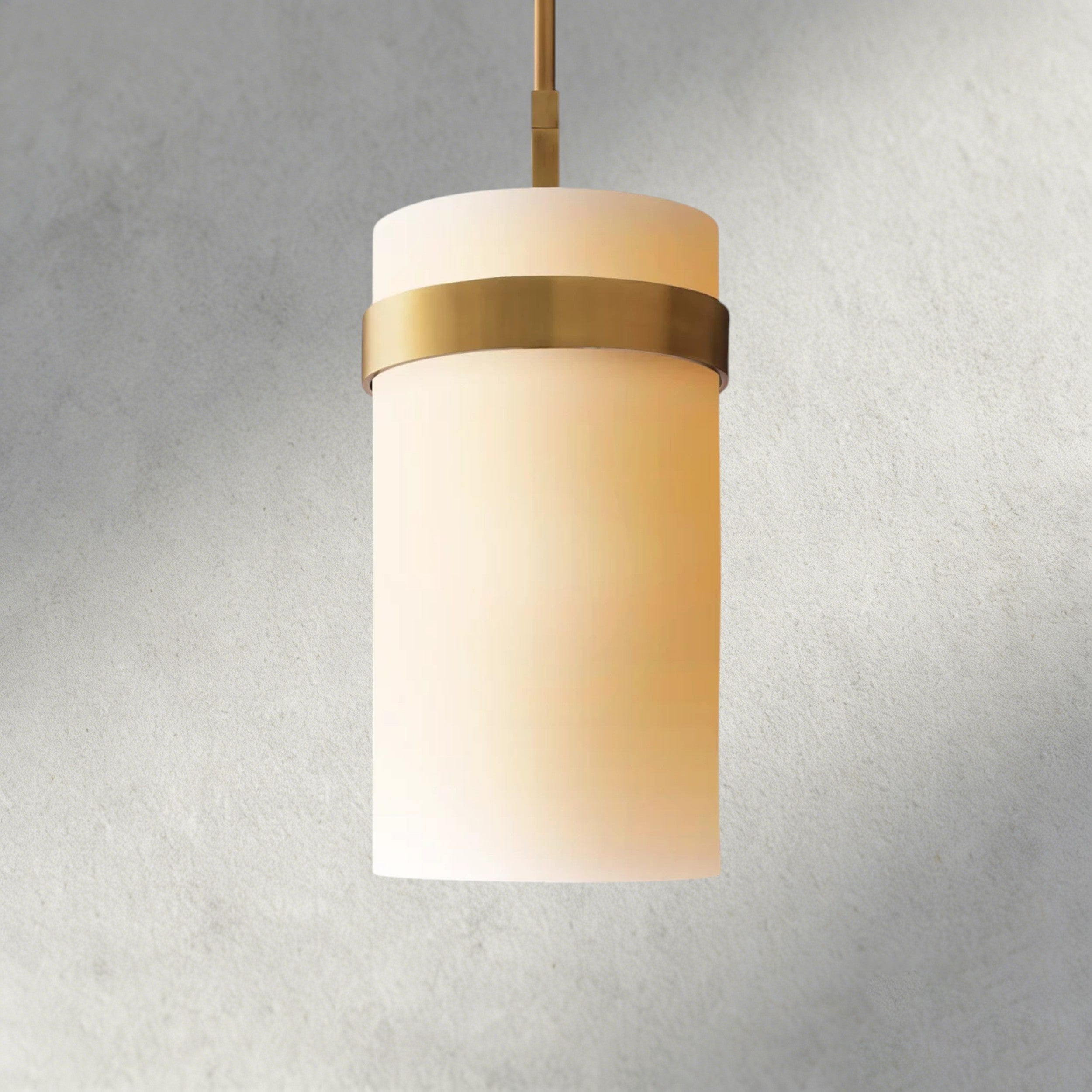 Ravelle Milk Glass Pendant 5", 8", 10", 12"-Pendant Lamp-Manorlights