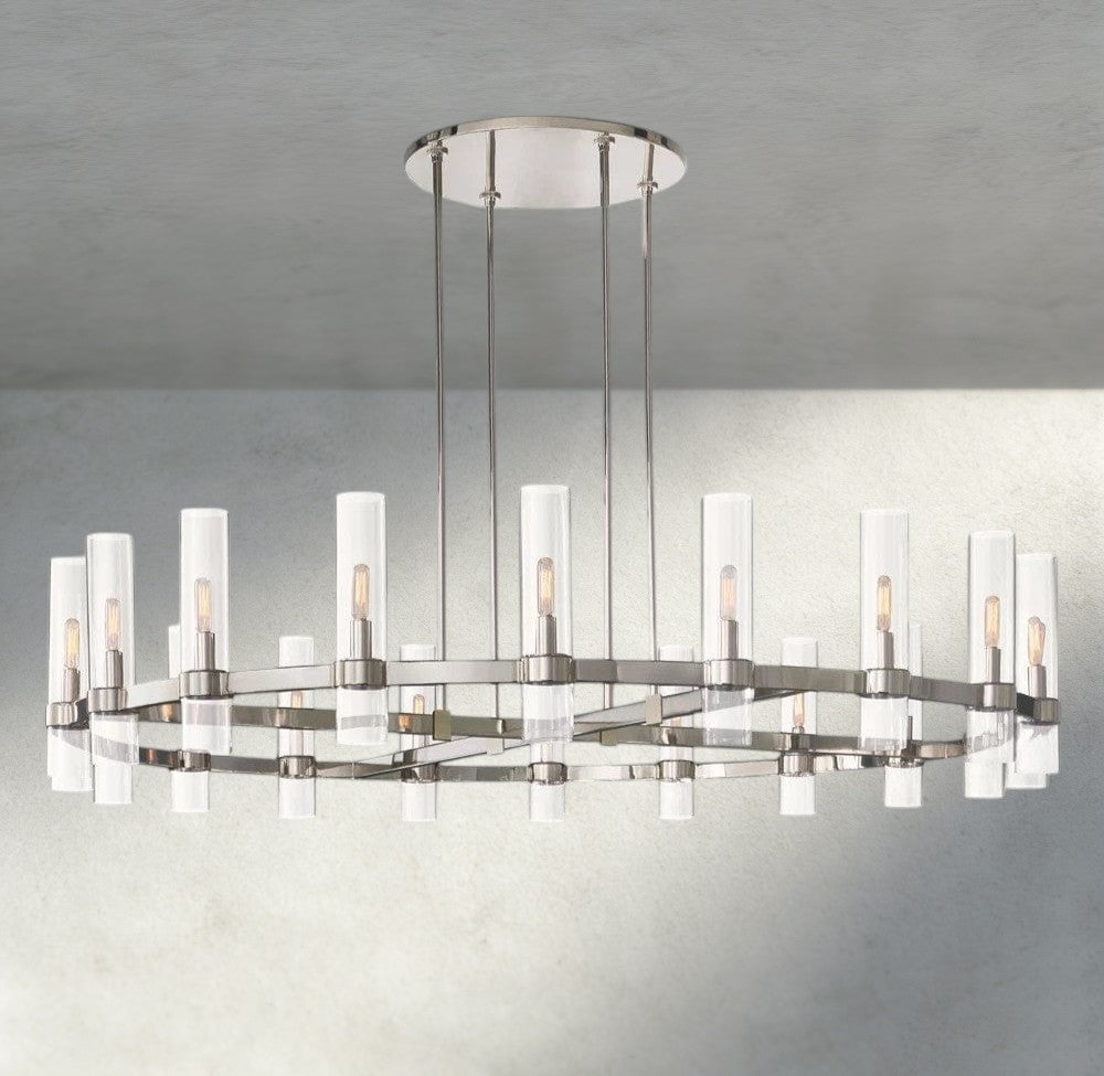 Ravelle Round Chandelier 36", 48", 60"-Manorlights