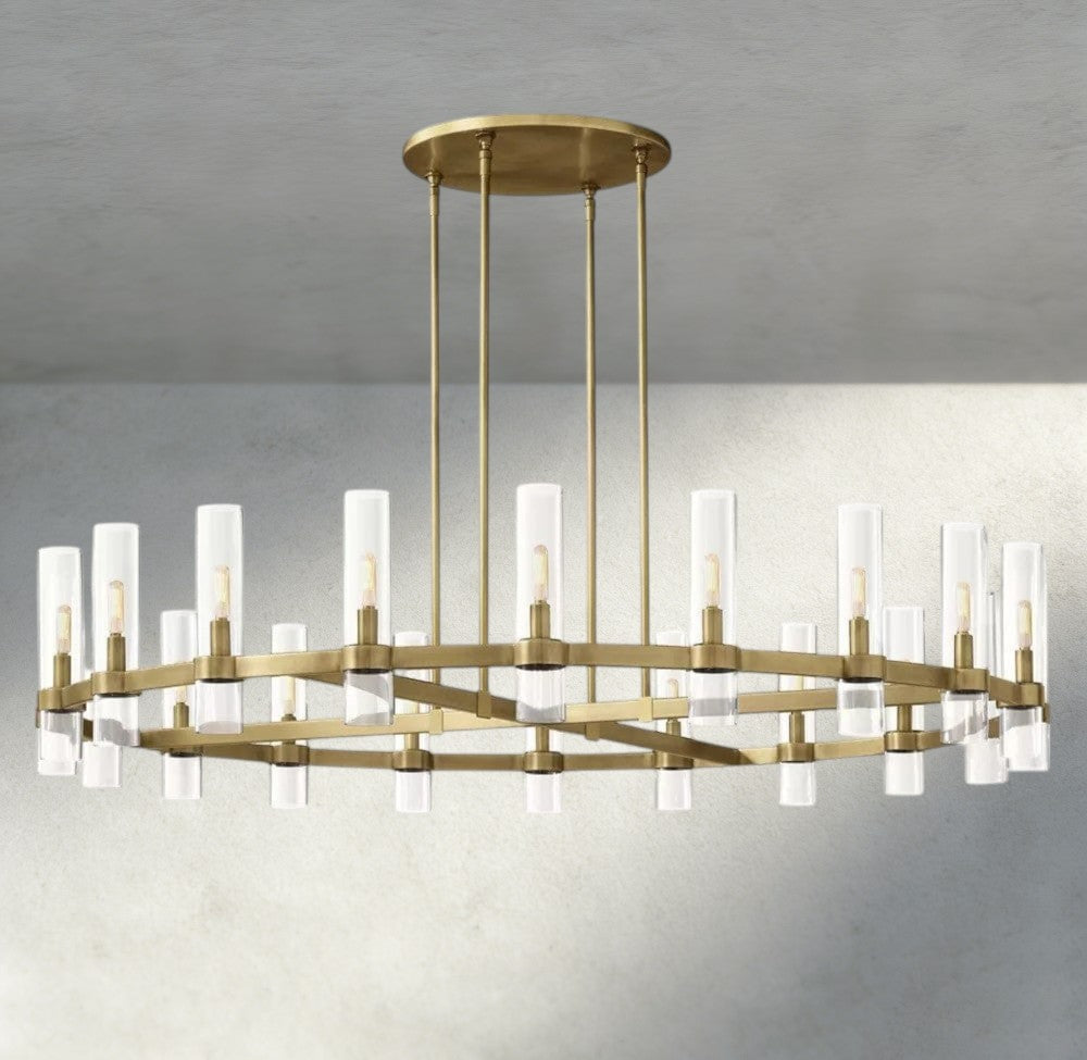 Ravelle Round Chandelier 36", 48", 60"-Manorlights
