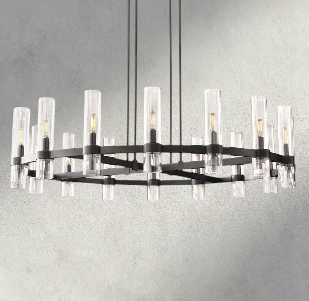 Ravelle Round Chandelier 36", 48", 60"-Manorlights