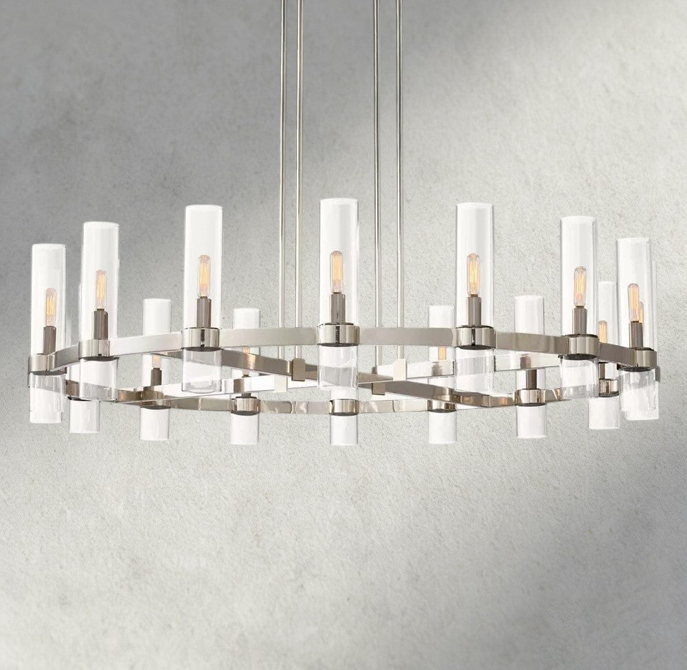 Ravelle Round Chandelier 36", 48", 60"-Manorlights