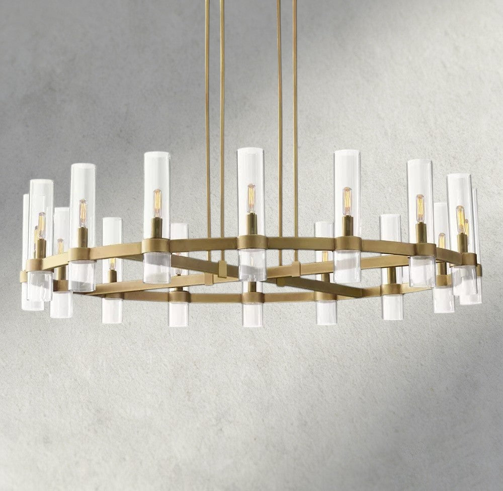 Ravelle Round Chandelier 36", 48", 60"-Manorlights