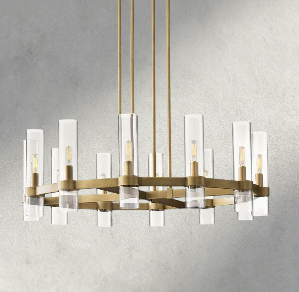 Ravelle Round Chandelier 36", 48", 60"-Manorlights