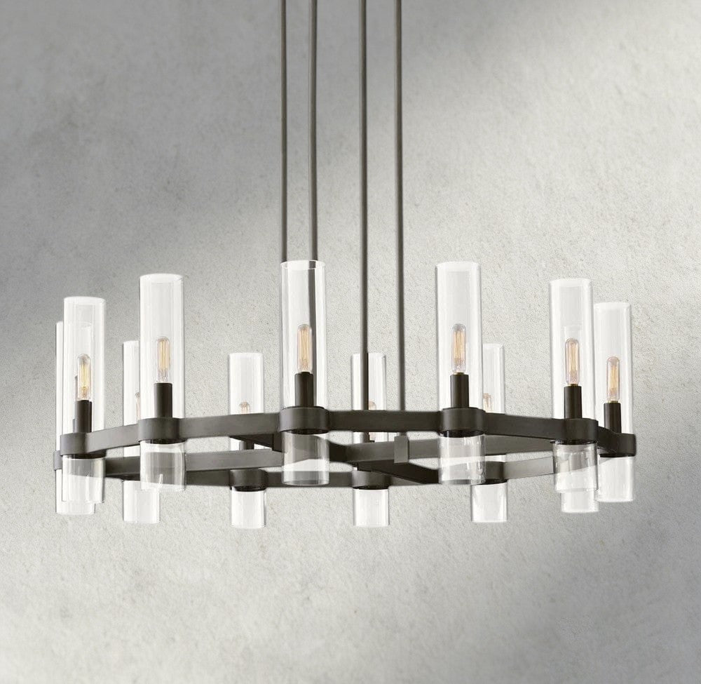 Ravelle Round Chandelier 36", 48", 60"-Manorlights