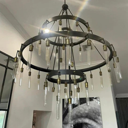 Retro-Inspired Metal Pendant Light Chandelier for Living Room/Bedroom/Staircase/Villa-Manorlights