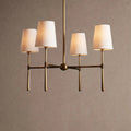 Rhodas Round Chandelier - 4-LightBrassBlushlighting