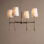 Rhodas Round Chandelier - 4-LightBrassBlushlighting