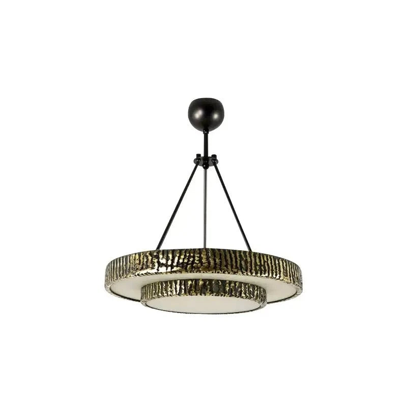 Round Vintage Alabaster Chandelier - Manorlights