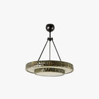 Round Vintage Alabaster Chandelier - Manorlights