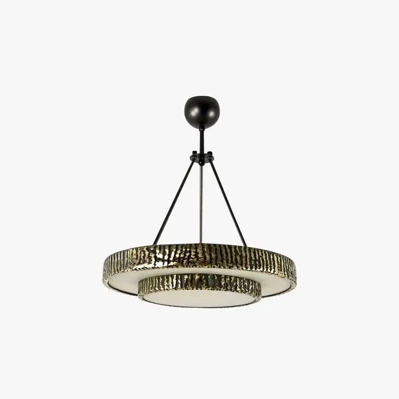 Round Vintage Alabaster Chandelier - Manorlights