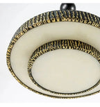 Round Vintage Alabaster Chandelier - Manorlights