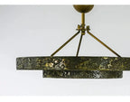 Round Vintage Alabaster Chandelier - Manorlights
