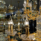 Royal Palace Crown Tiered Crystal Chandelier - CustomWarm LightManorlights