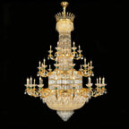 Royal Palace Crown Tiered Crystal Chandelier - 81Lights/D66.93"*H90.55"(D170cm*H230cm)Warm LightManorlights