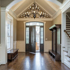 Rustic Wrought Iron Chandeliers 12 Lights - BlackWarm Light 3000K - Manorlights