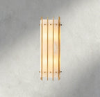 San Marco Alabaster Grand Rectangular Sconce-wall sconce-Manorlights
