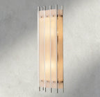 San Marco Alabaster Grand Rectangular Sconce-wall sconce-Manorlights