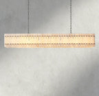 San Marco Alabaster Linear Chandelier 54", 72"-chandelier-Manorlights
