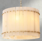 San Marco Alabaster Round Chandelier 22", 37", 48", 60"-chandelier-Manorlights