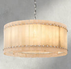 San Marco Alabaster Round Chandelier 22", 37", 48", 60"-chandelier-Manorlights