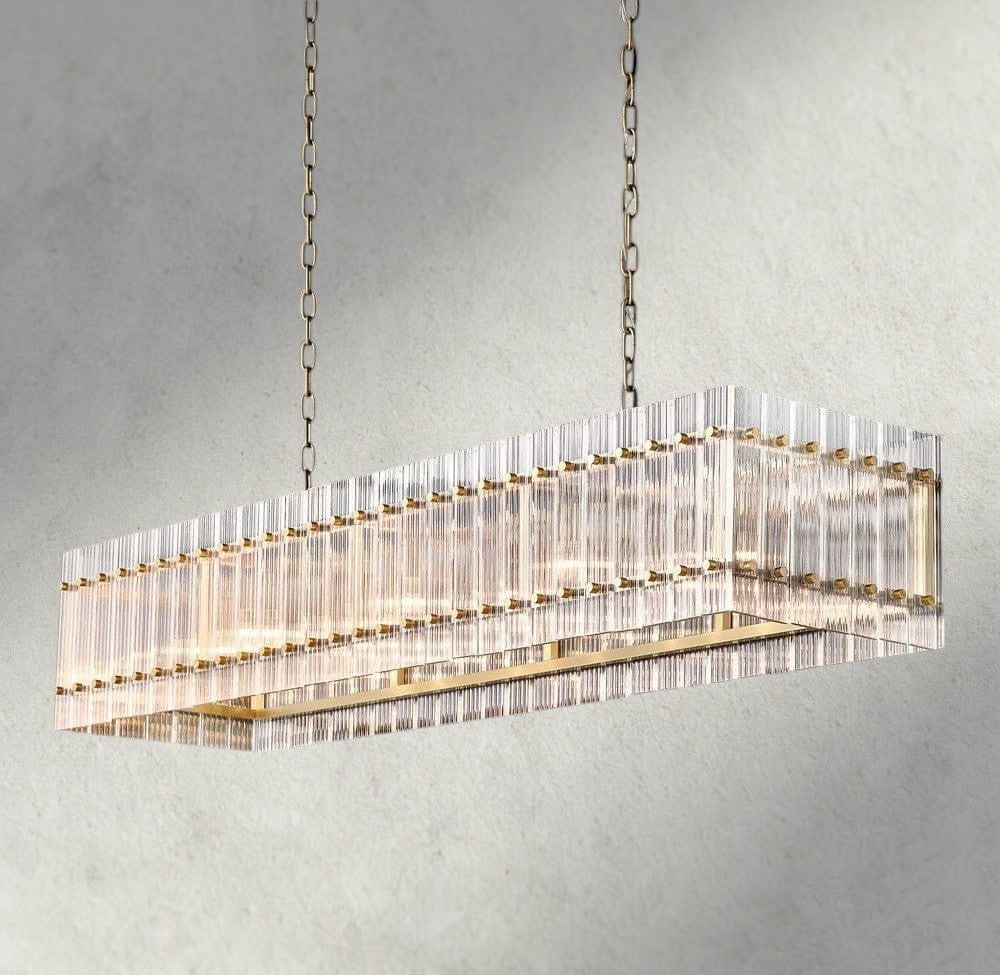 San Marco Rectangular Chandelier 54", 72"-chandelier-Manorlights