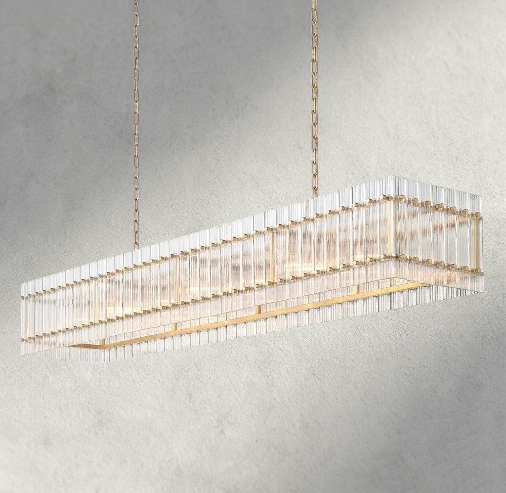 San Marco Rectangular Chandelier 54", 72"-chandelier-Manorlights