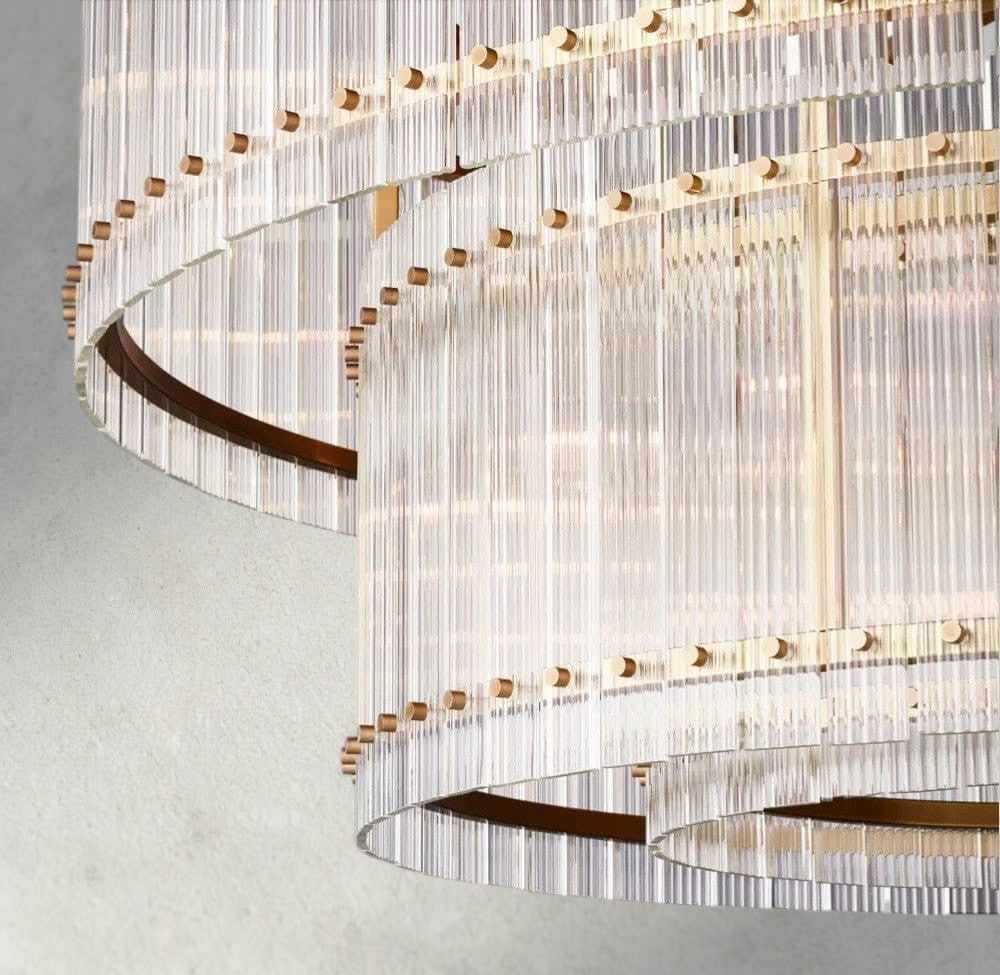 San Marco Two-Tier Round Chandelier 22", 37", 48", 60"-chandelier-Manorlights