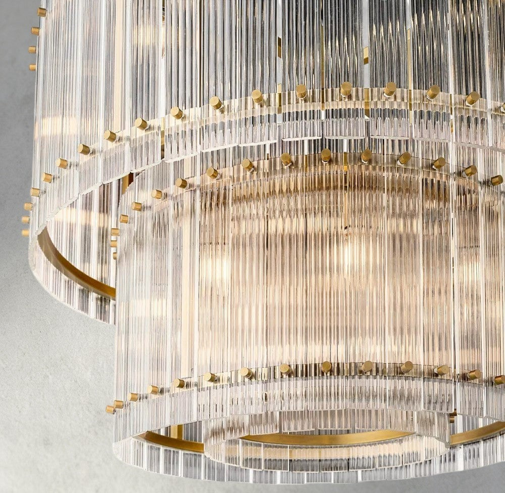 San Marco Two-Tier Round Chandelier 22", 37", 48", 60"-chandelier-Manorlights