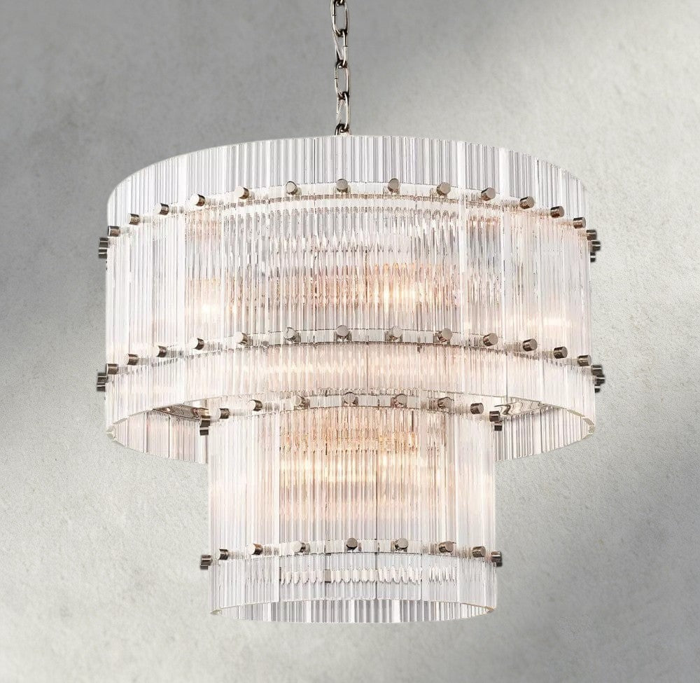 San Marco Two-Tier Round Chandelier 22", 37", 48", 60"-chandelier-Manorlights