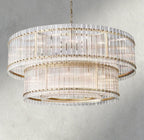 San Marco Two-Tier Round Chandelier 22", 37", 48", 60"-chandelier-Manorlights