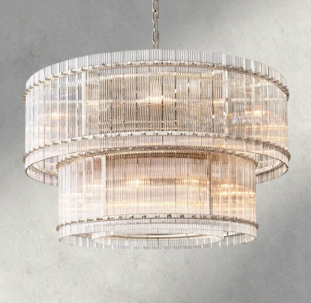 San Marco Two-Tier Round Chandelier 22", 37", 48", 60"-chandelier-Manorlights