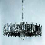 Saturn chandelier - CDR SATURN SMOKY-Manor Lights