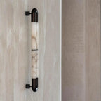 Alabaster Tube Wall Sconce-Wall Sconces-Manorlights