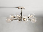 Sera Glass Globe Flushmount-Flushmount-Manorlights