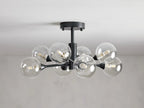 Sera Glass Globe Flushmount-Flushmount-Manorlights